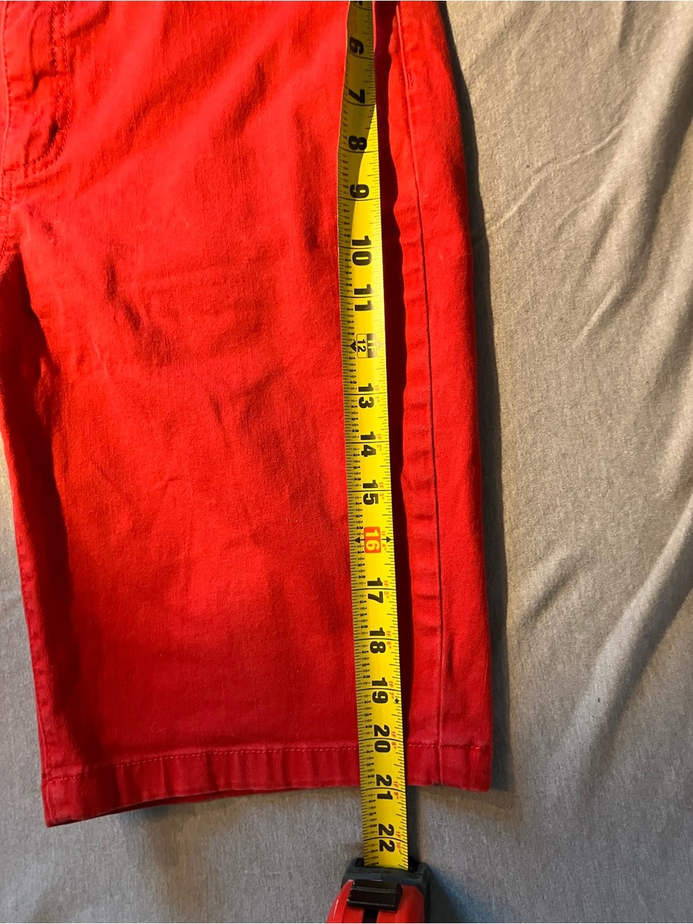 Riders by Lee Red Cotton Bermuda Shorts - Picture 4 of 6